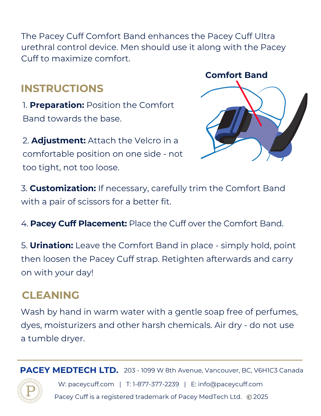 Comfort Band (3-Pack) | Use with your Pacey Comfort Cuff