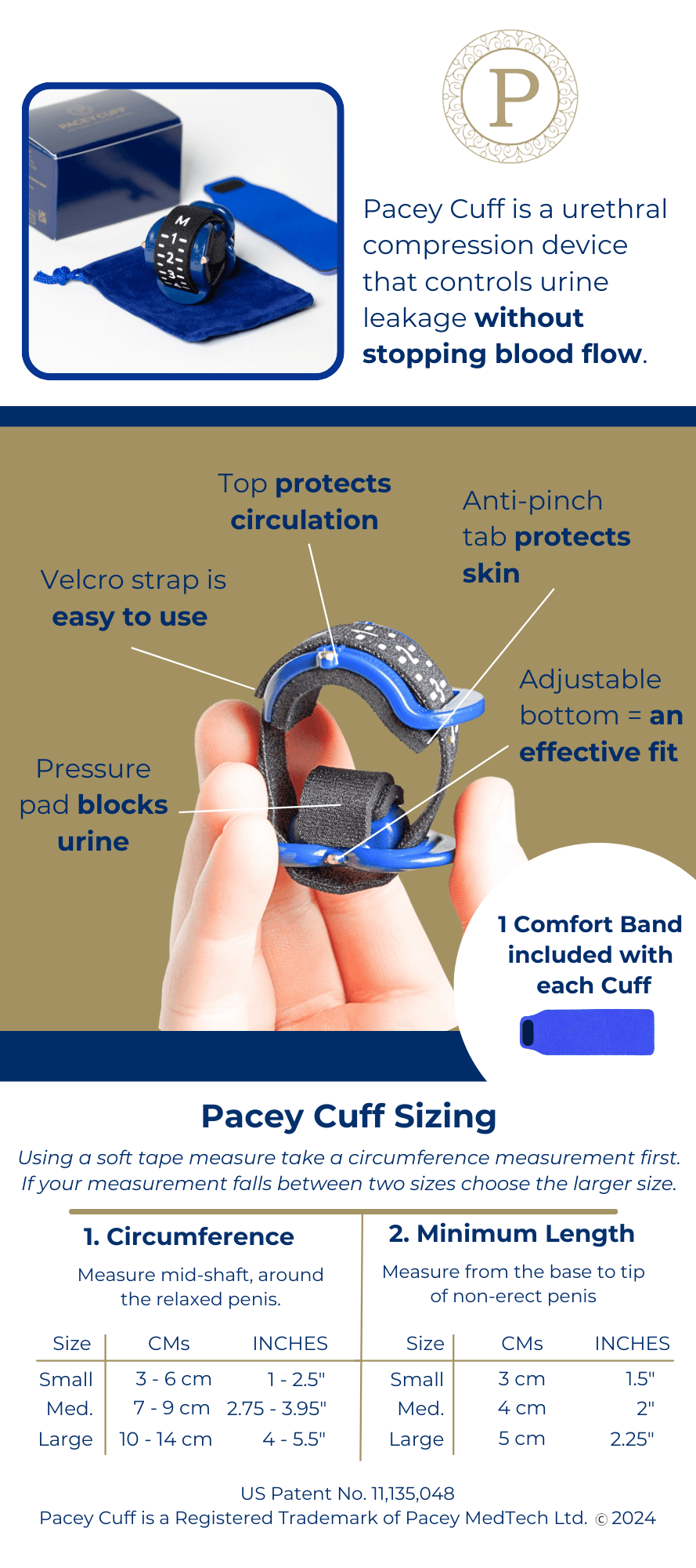 Pacey Cuff Brochures